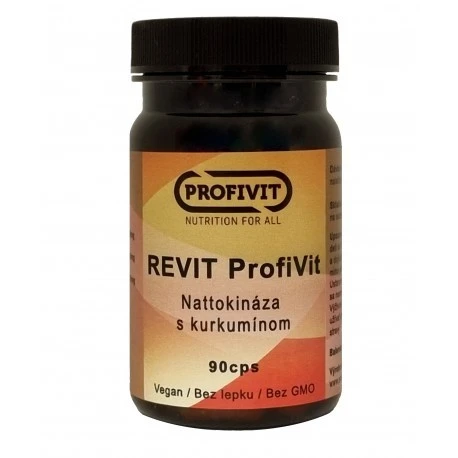 Profivit REVIT (Nattokináza 2000FU s Kurkumínom) - 90 kps.